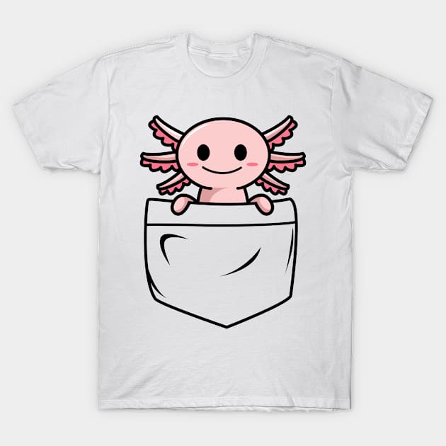 Great gift idea for Axolotl Lover Pet Owner Axolotls Mom Mama Girl funny gift best friend present T-Shirt by The Mellow Cats Studio